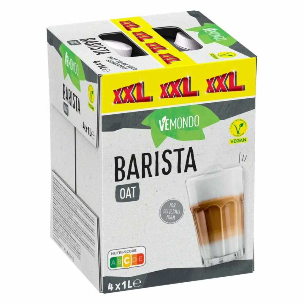 Lidl Barista havermelk 4x1L