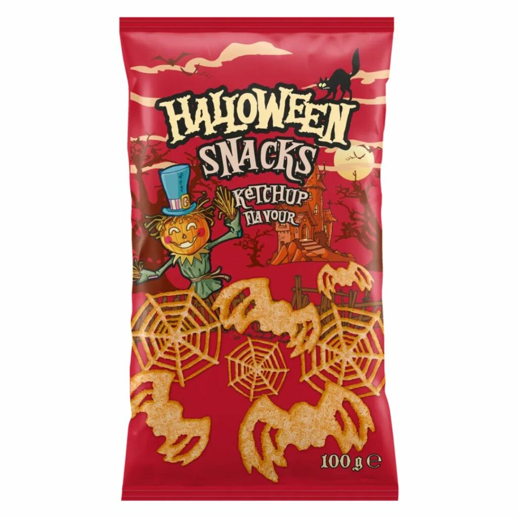 Lidl Halloween chips ketchup