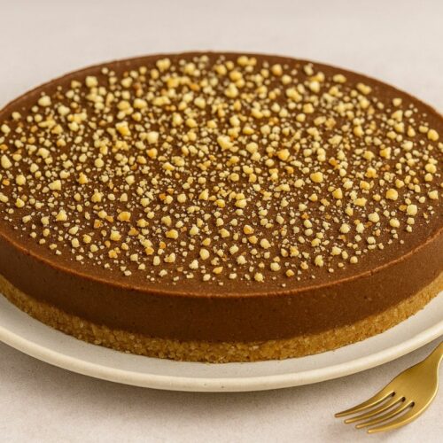 vegan chocoladetaart heel