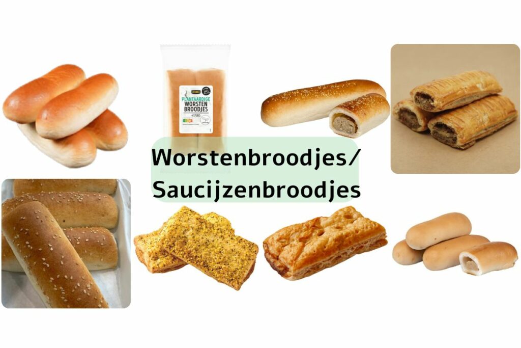 Vegan worstenbroodjes saucijzenbroodjes